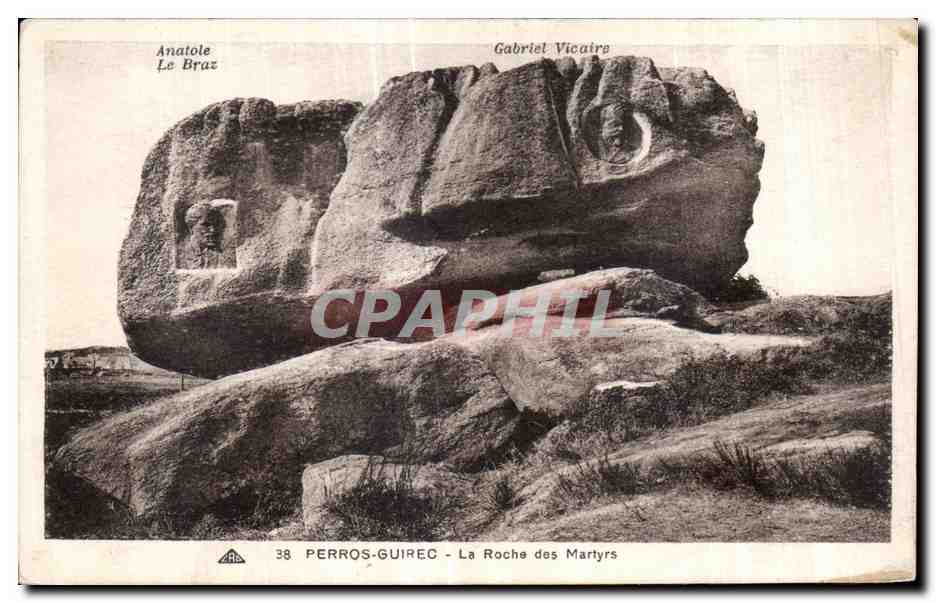 Perros-Guirec - La Roche des Martyrs — Gabriel Vicaires, Anatole Le Braz