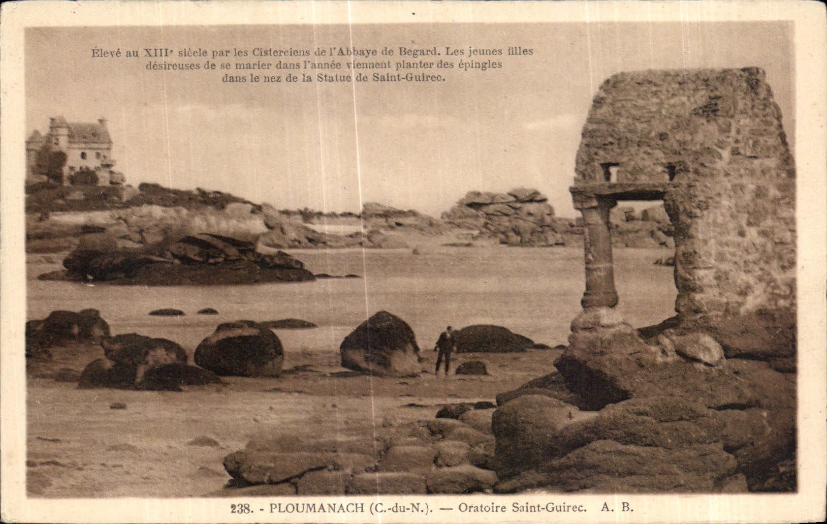Oratoire Saint-Guirec — PLOUMANACH (C.-du-N.) — A. B.