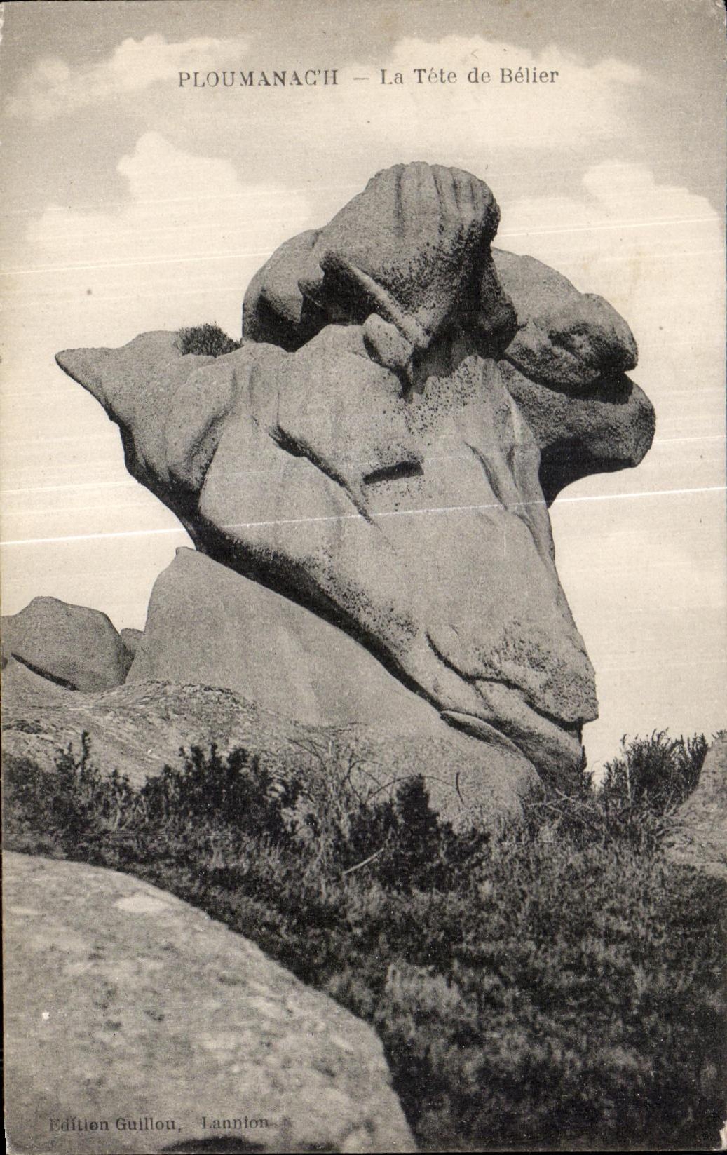 PLOUMANACH — La Tête de Bélier — Édition Guillon, Lannion