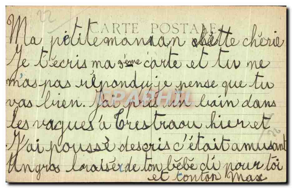 PLOUMANACH — La Tête de Bélier — Édition Guillon, Lannion — Reverso