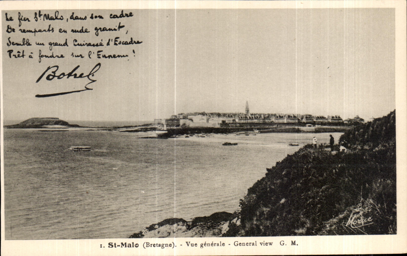St-Malo (Bretaña) - Vista general - General view G. M.