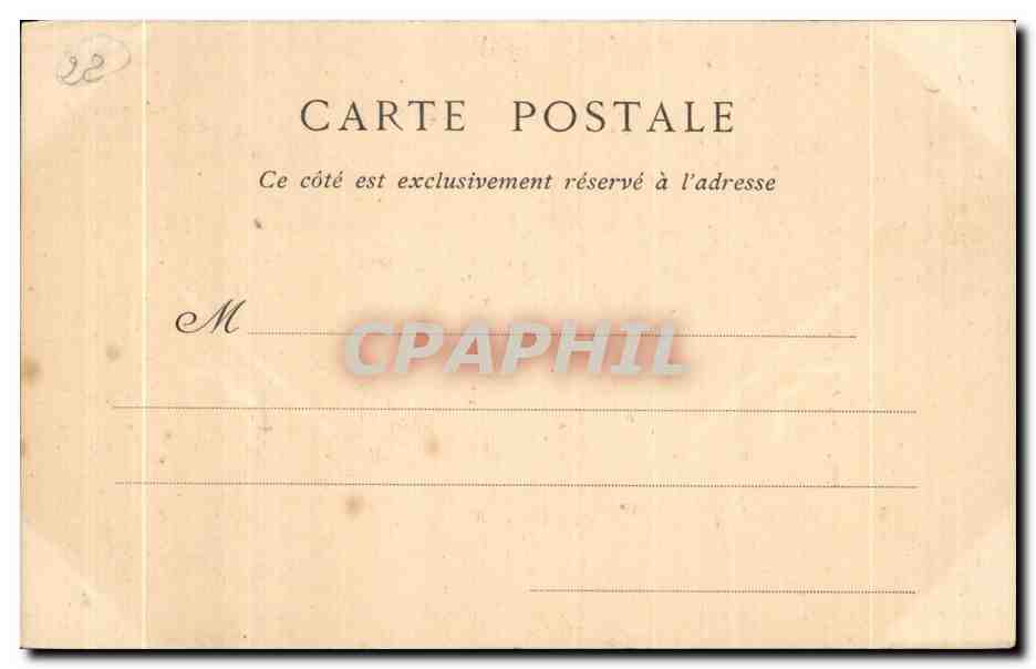 CPA Dinan La Porte Saint Louis — Rückseite