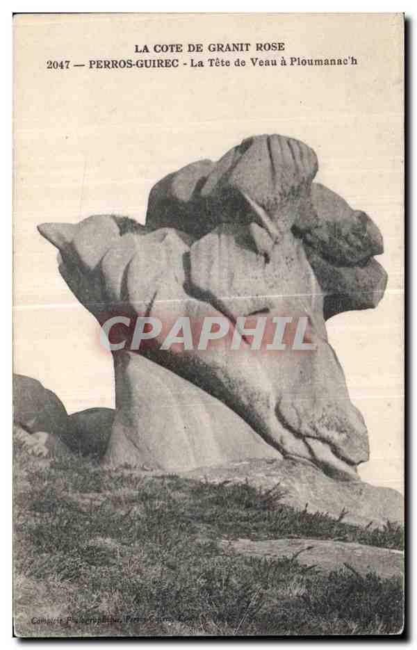 Die Rose Granite Küste — Der Kopf des Kalbes in Ploumanac'h — Campliote Phototypique, Perros-Guirec