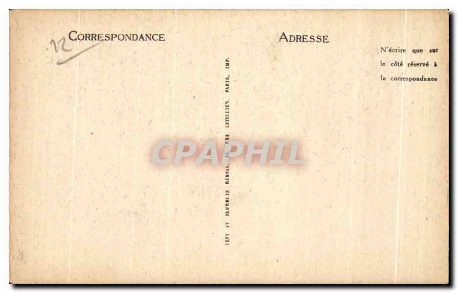 Ploumanach - Un des plus curieux Rochers de la Région : "Le Belier" - L.A. — Verso