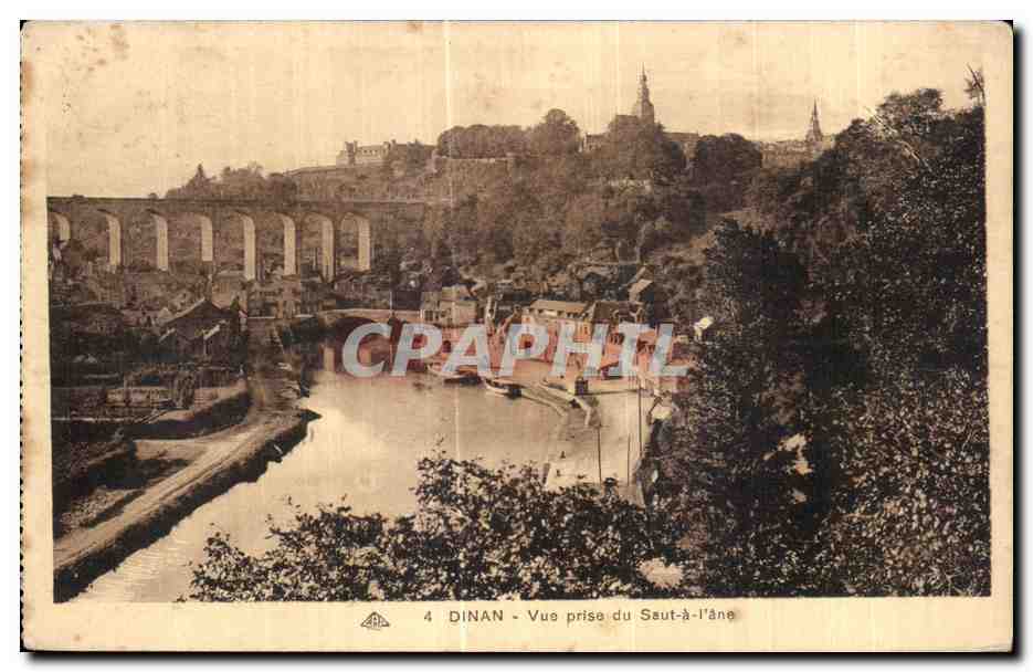 CPA Dinan Vue prise du Saut a l ane