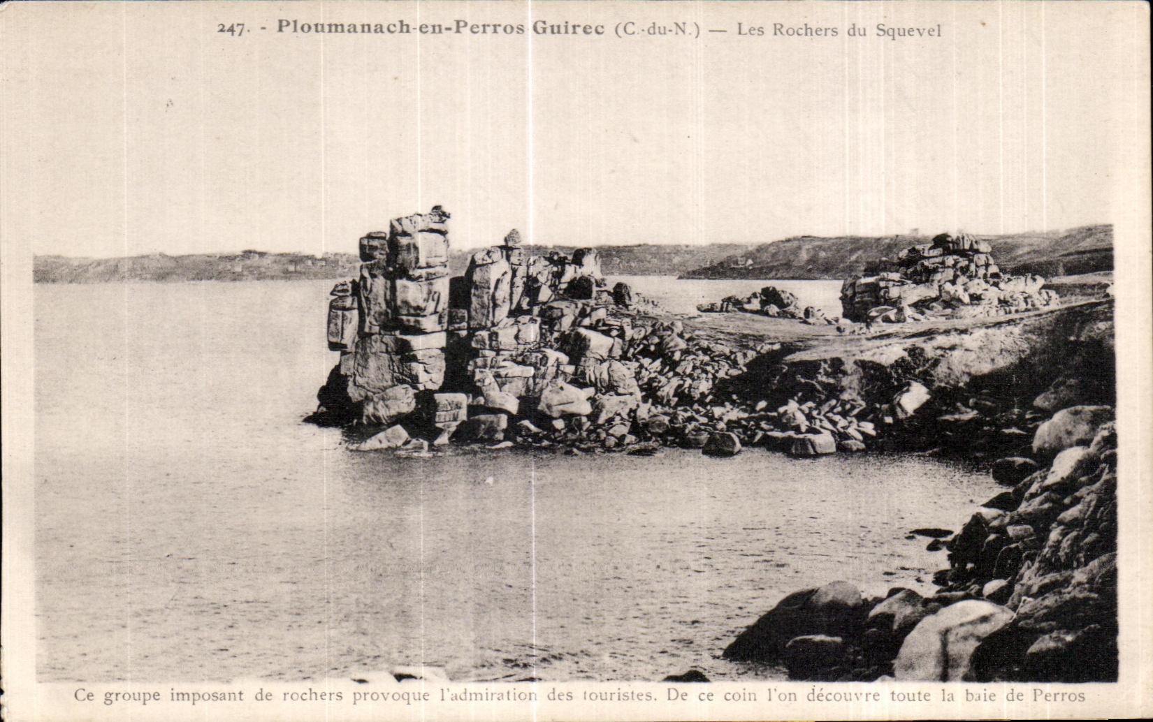Ploumanach-en-Perros Guirec — Les Rochers du Squevel — n°247