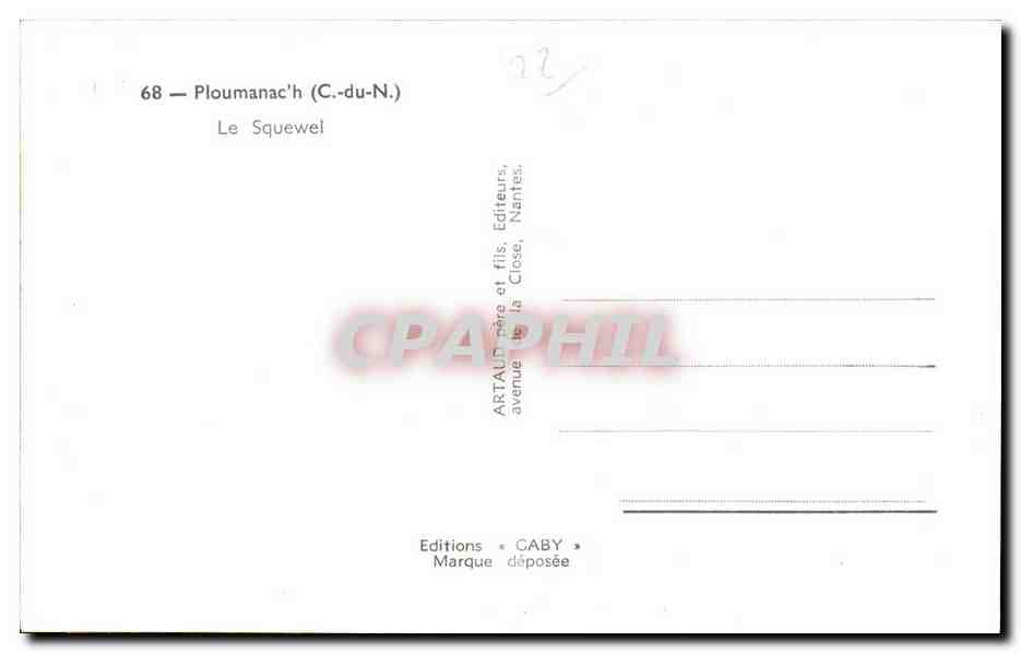 Le Squewel — Ploumanac'h (C.-du-N.) — Éditions CABY — Reverso