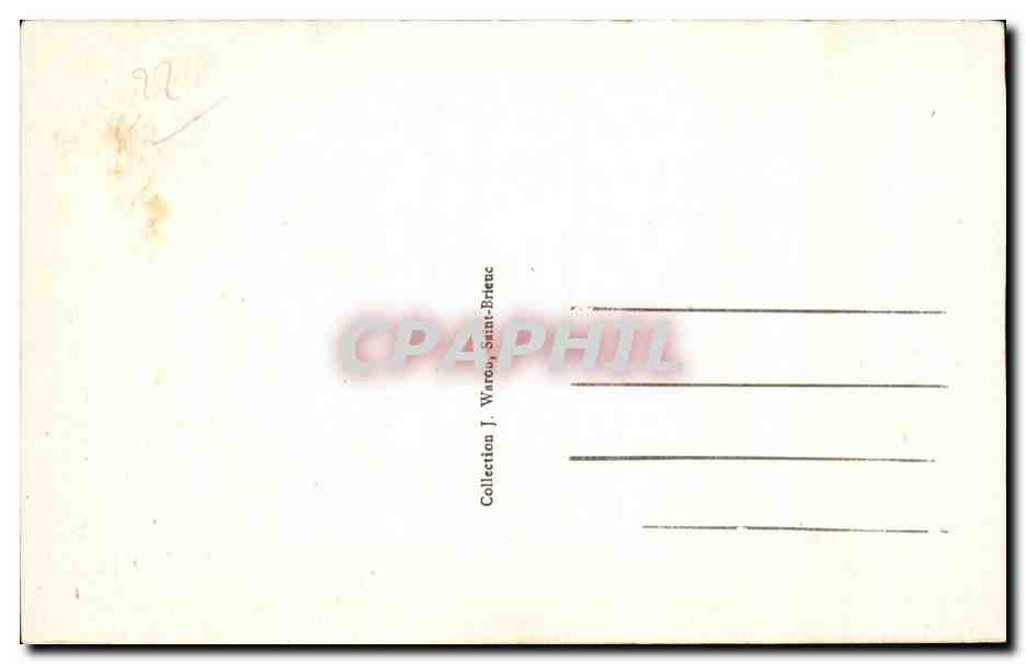 PLOUMANACH — Le Château du Diable — A.W. - 110 — Verso