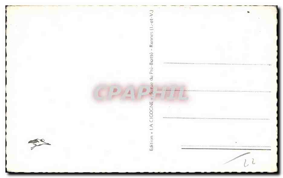 Oratorio de San Guirec — Ploumanach — Editor CPAPHIL n°1485 — Reverso