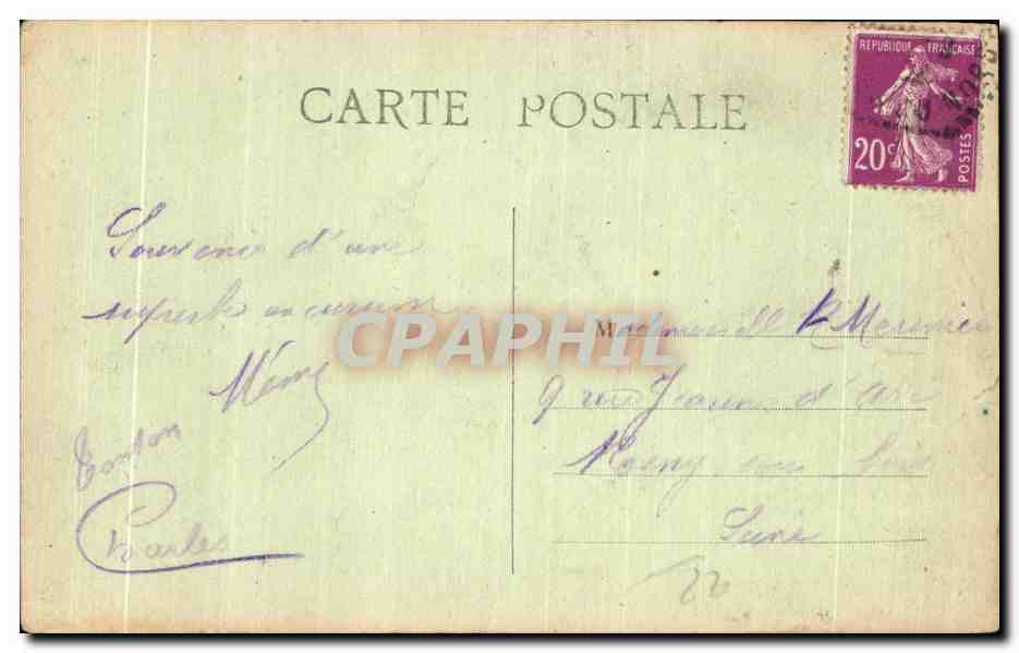 CPA Ploumanac h La Tete de Belier — Verso