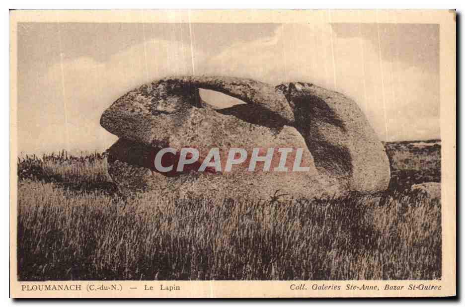 PLOUMANACH (C.-du-N.) — Le Lapin — Galeries Ste-Anne, Bazar St-Guirec