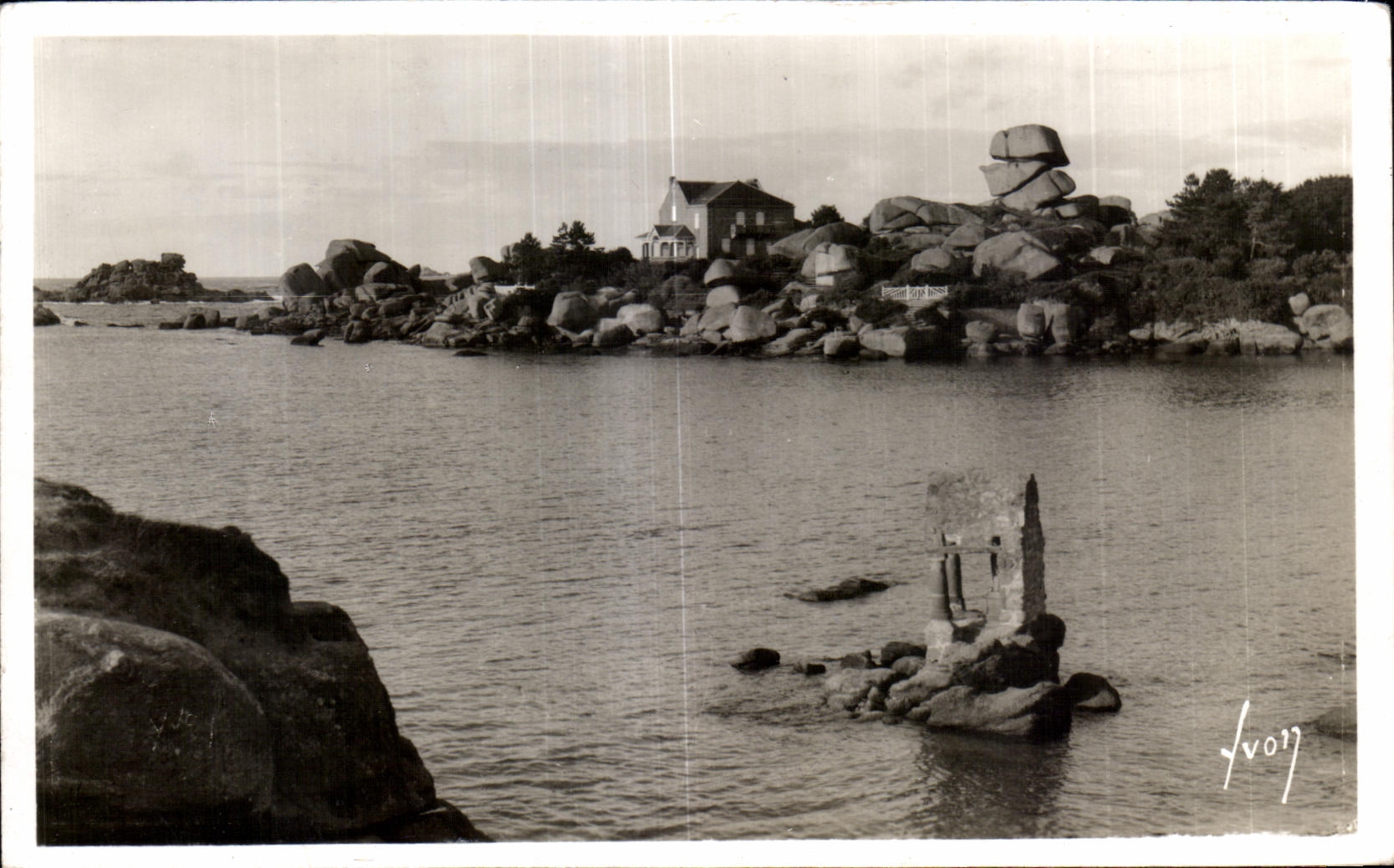P loumanac'h (C-d-u-N) — La petite baie intérieure — Les Éditions d'Art 'W. Marel' n°502