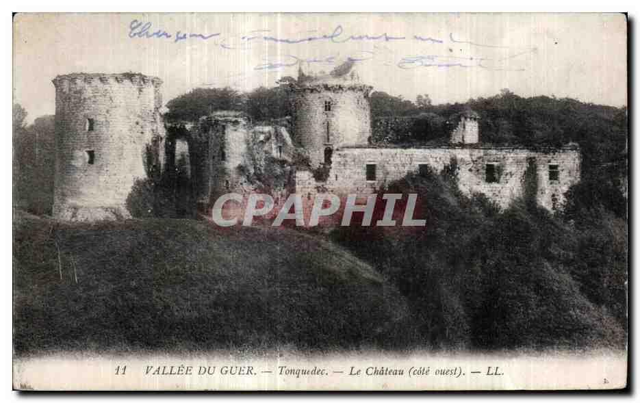 CPA Vallee Du Guer Tonquedec Tonquedec La Chateau