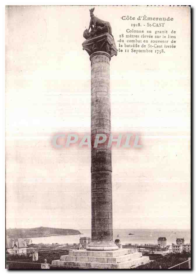 Côte d'Émeraude - St-Cast - Colonne commémorative de 18 mètres