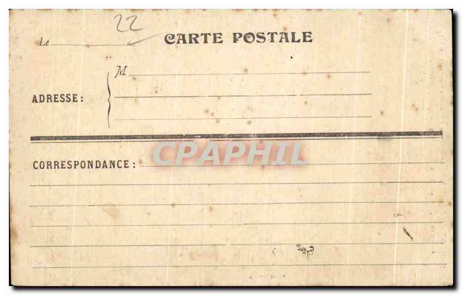 CPA Saint Cast La Colonne — Verso