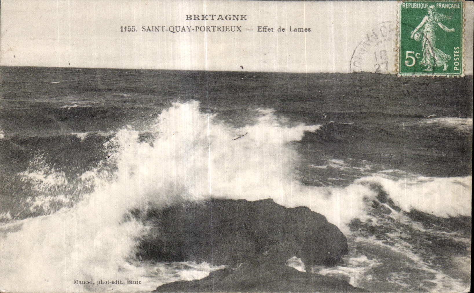 Saint-Quay-Portrieux — Effet de Lames — Mancel, fotografo-editore Binic