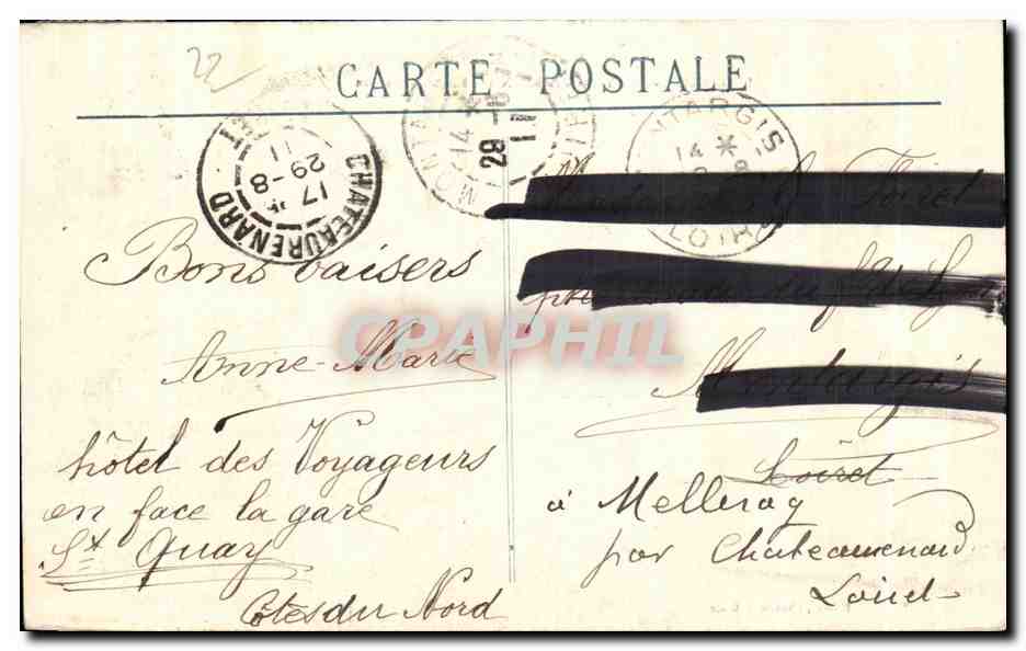 Saint-Quay-Portrieux — Effet de Lames — Mancel, fotografo-editore Binic — Verso