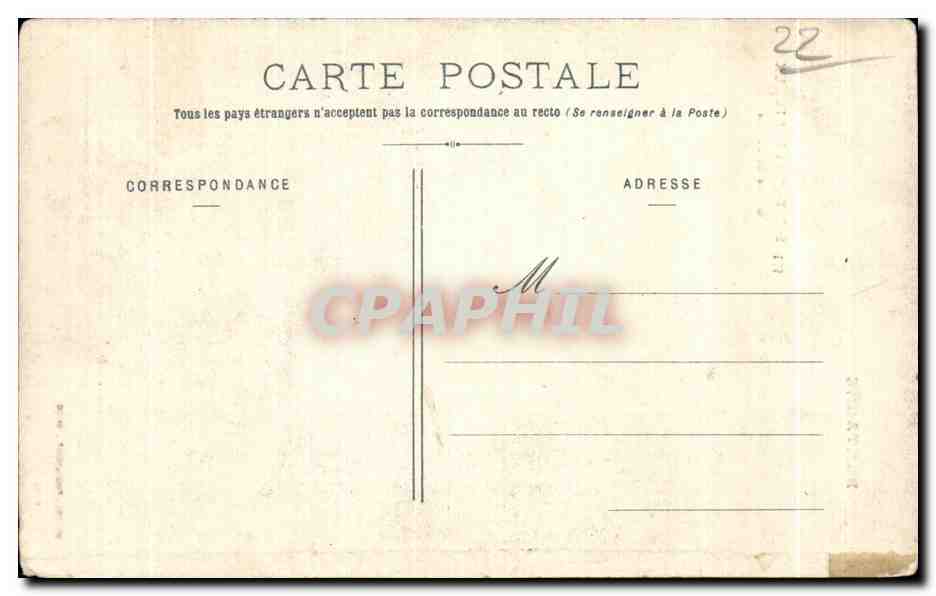 Saint-Quay-Portrieux — Grotte de l'Isnin — éditeur inconnu, n° 3 — Verso