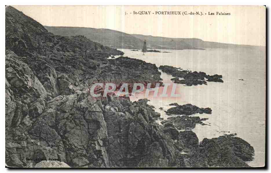 St-Quay-Portrieux (C.-du-N.) — Les Falaises — Sardi éditions, France