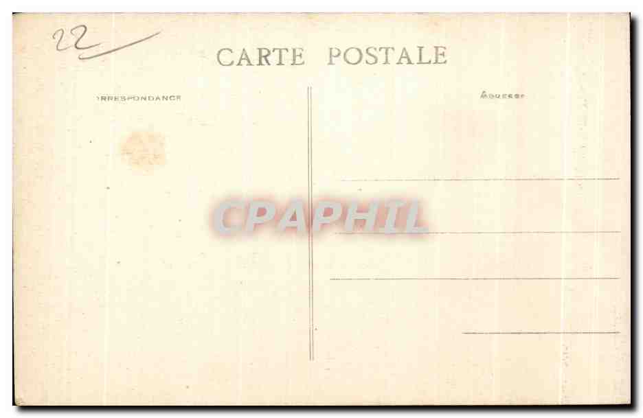 CPA Tregastel Le Pere Eiernel — Rückseite
