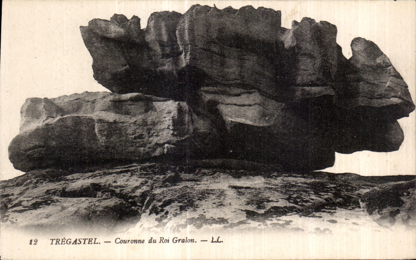 CPA Tregastel Couronne du Roi Gralon