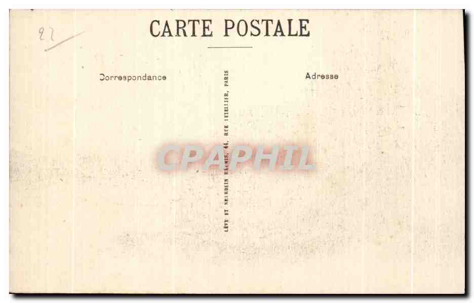 CPA Tregastel Couronne du Roi Gralon — Verso