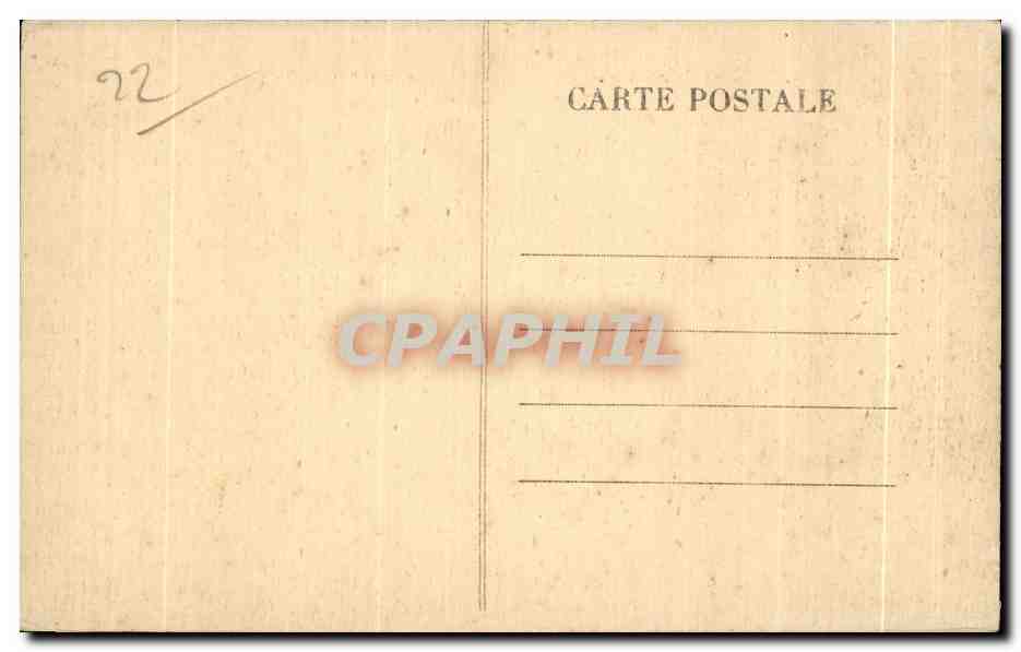 TREGASTEL — Le « Coz-Pors » et ses Rochers — Édit. C ET S — Verso