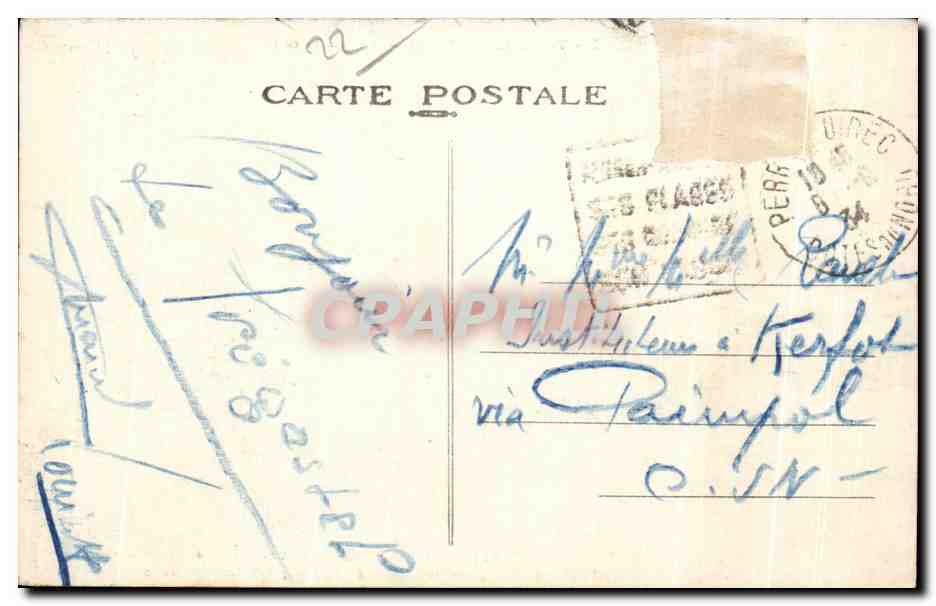 Trégastel (C.-du-N.) — Le Père Eternel — Édition de l'Hôtel Beau-Séjour, Trégastel — Reverso