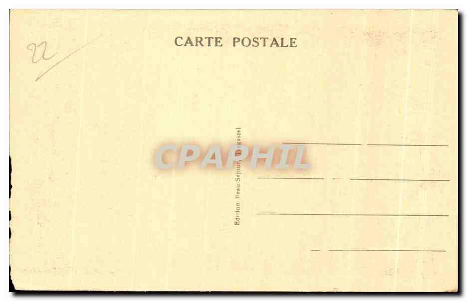 Trégastel (G.-du-N.) — La grève Blanche vue du sentier Douanier — Édition Itreau-Sajour — Reverso