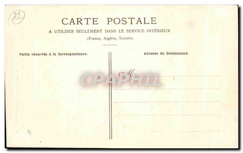 CPA Tregastel Le Calvaire Saint Yves — Rückseite