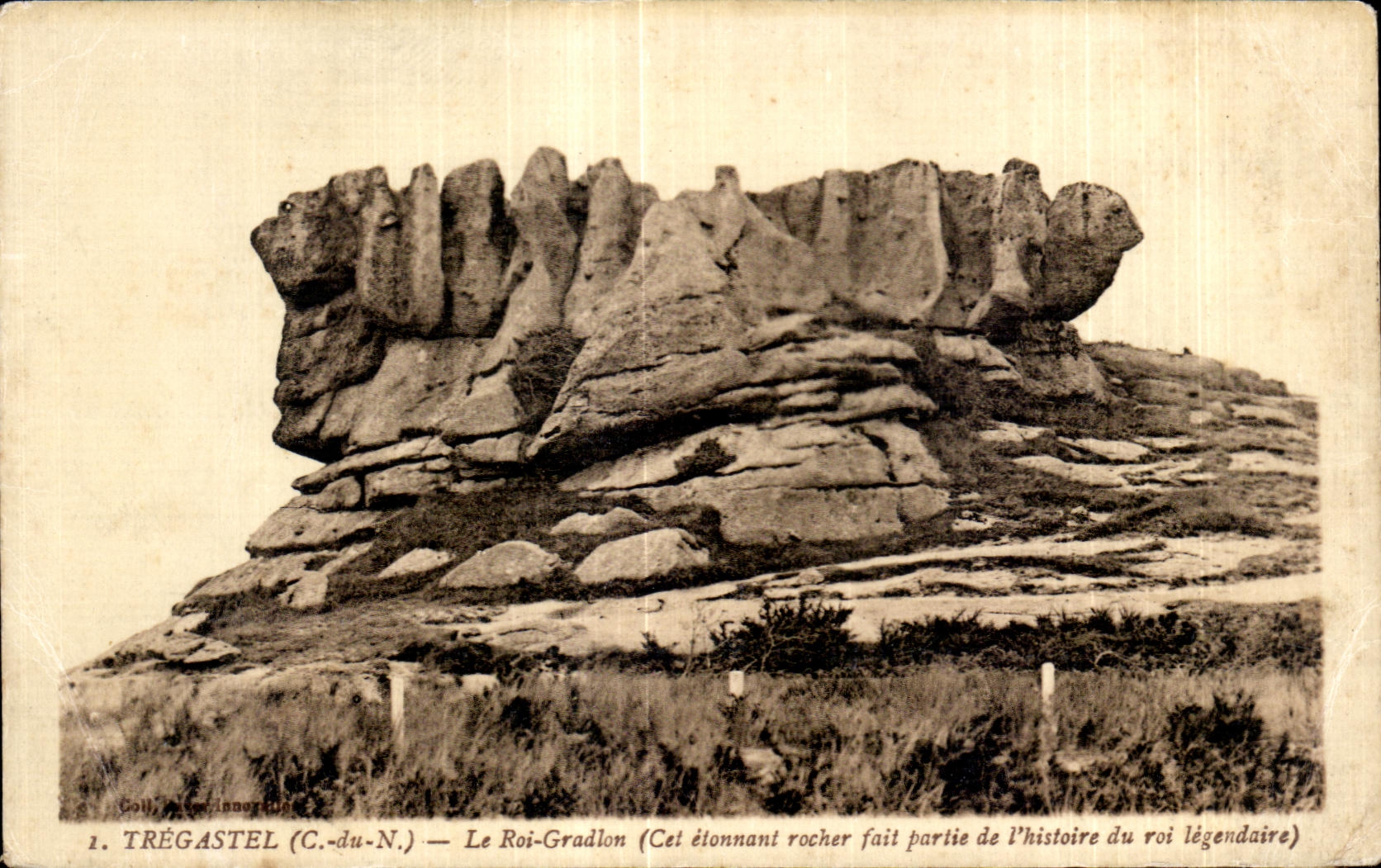 Trégastel (C.-du-N.) — König Gradlon — Sammlung Léon Immer