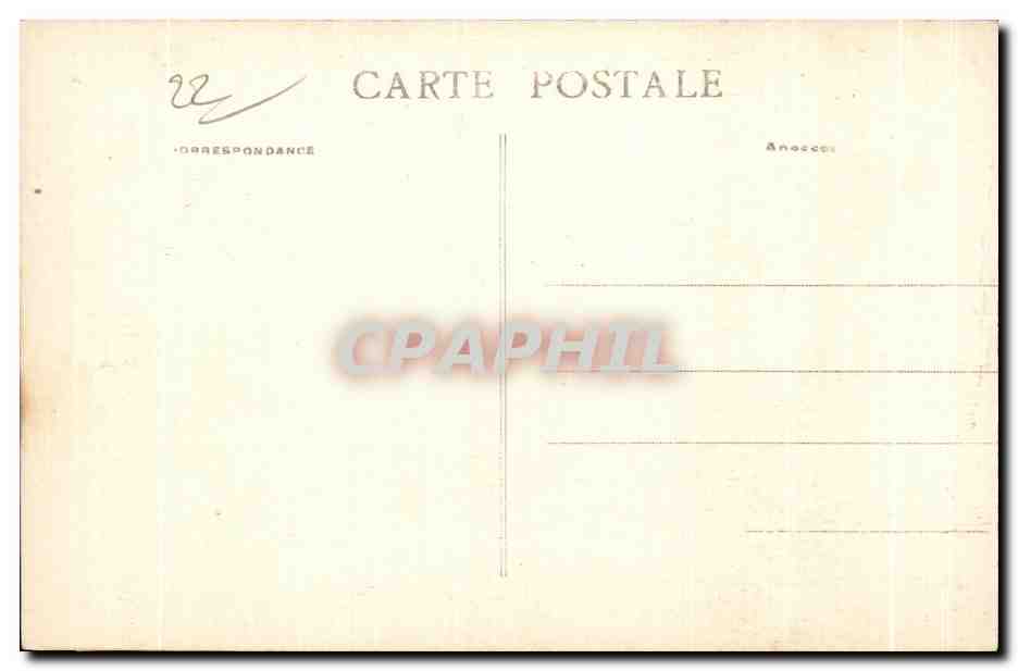 Trégastel (C.-du-N.) - Le Dé - L'un des plus imposants rochers de toute la région et servant de signal avancé en mer — Édition de l'Hôtel Beau-Sejour, Trégastel — Verso