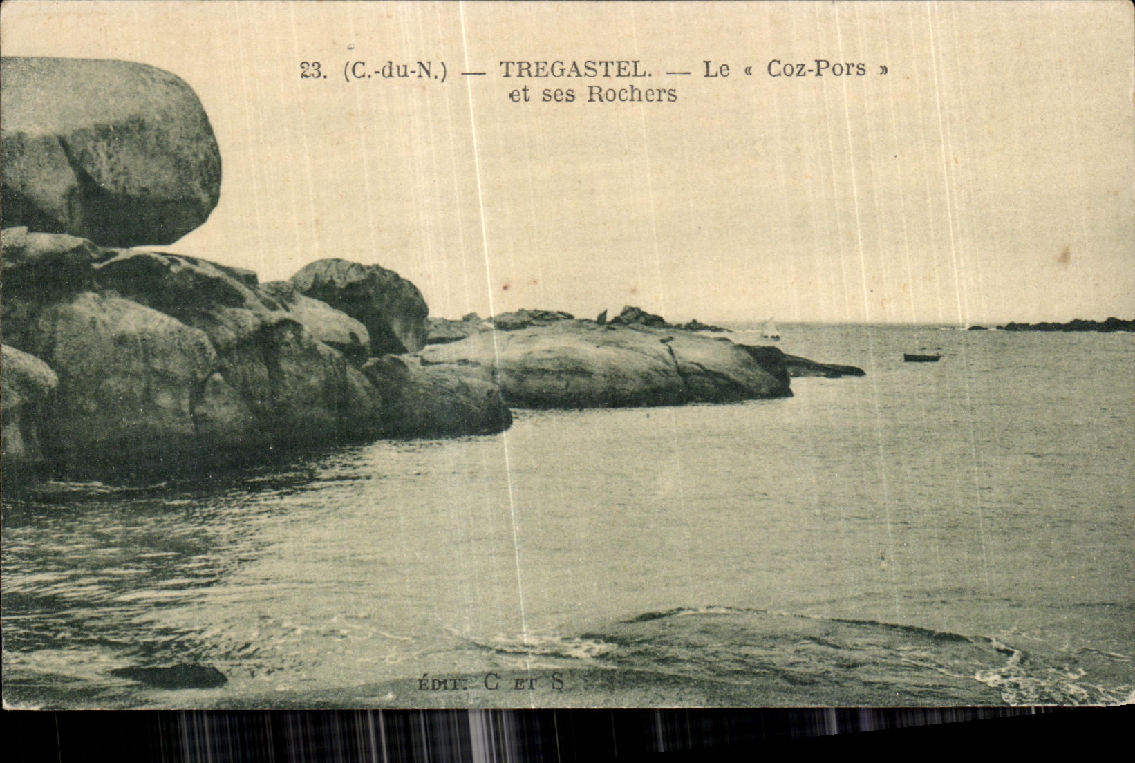 TREGASTEL — Le « Coz-Pors » et ses Rochers — Édit. C et S