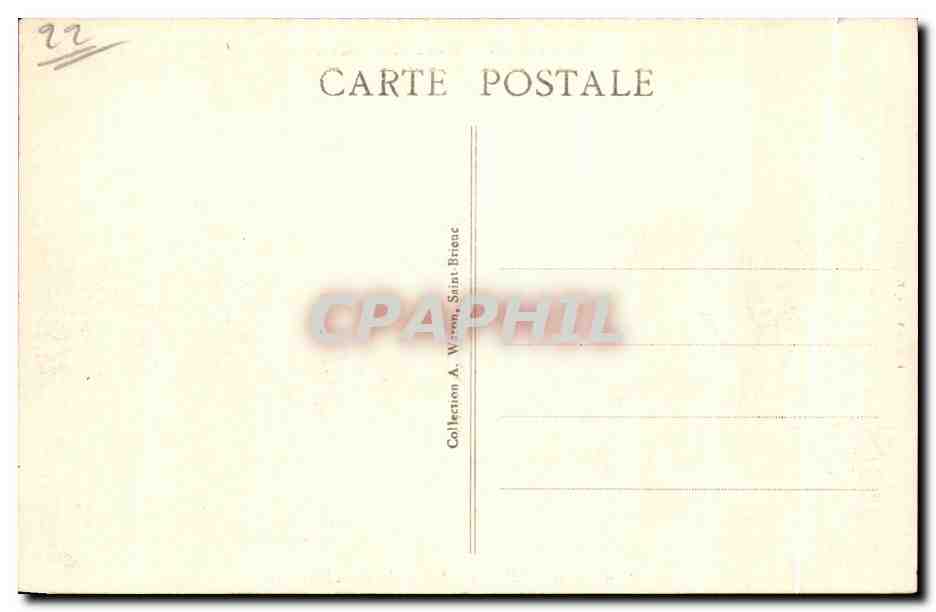 TREGASTEL — Le Grand Gouffre — A.W. 135 — Édition Vallée, Trégastel — Reverso
