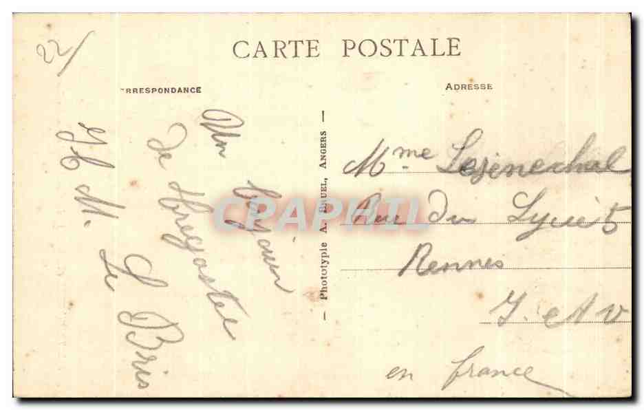 Trégastel (C.-du-N.) — Le Castel Ste-Anne et les Tortues — A.B. — n°318 — Rückseite