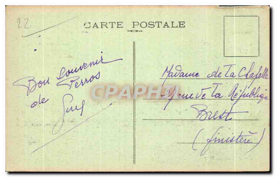 TREGASTEL au loin vu des Troëros — Coll. E. Hamonie, St-B. — 4232 — Reverso