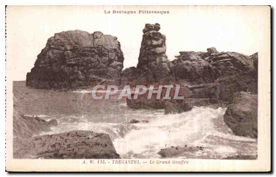 Le Grand Gouffre — TREGASTEL — La Bretagne Pittoresque