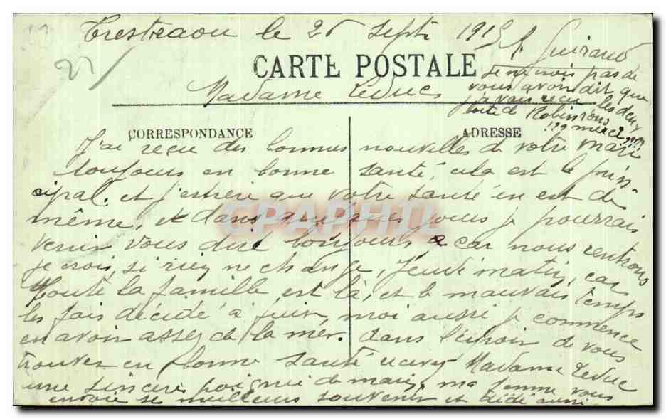 Trégastel — Le Sauveur du Monde — LL. — Reverso