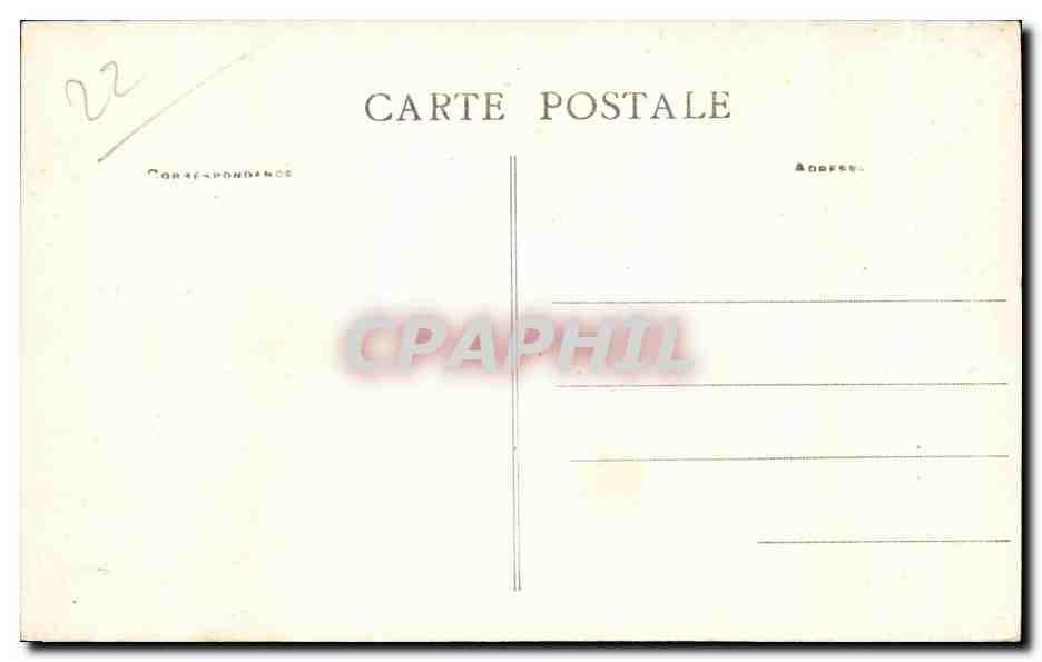 CPA Tregastel L Eglise et I Ossuaire — Rückseite