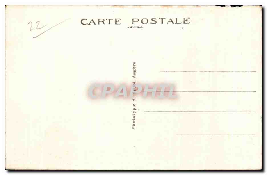 Trégastel-Plage (C. du N.) — La tête et la couronne du Roi Grallon — A. B. — Reverso