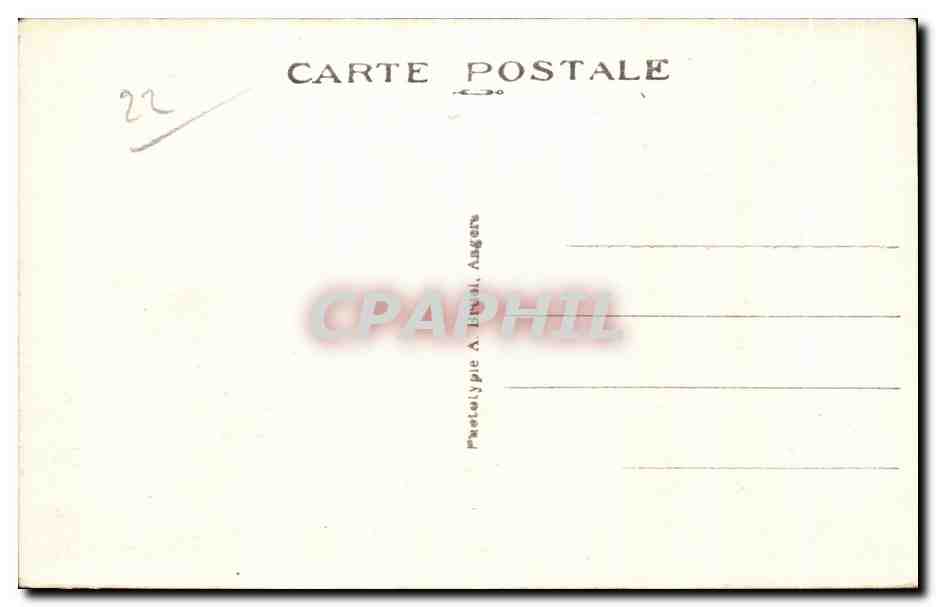 Trégastel-Plage (C. du N.) — La tête et la couronne du Roi Grallon — A. B. — Reverso
