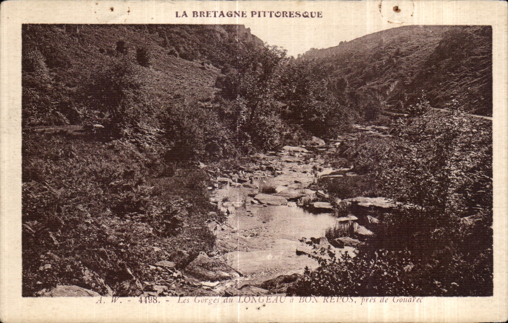 CPA Les Gorges du Longeau a Bon Repos pes de Gouares
