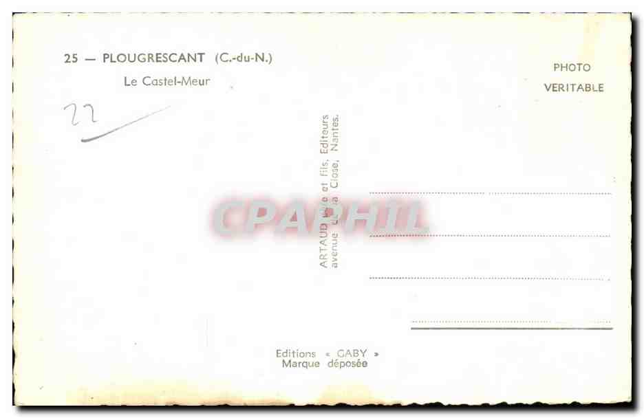 Le Castel-Meur — Ploügrescant (C.-du-N.) — Éditions Gaby — Reverso