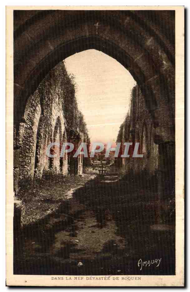 Ruines de la nef dévastée de Hoquen — Ambury