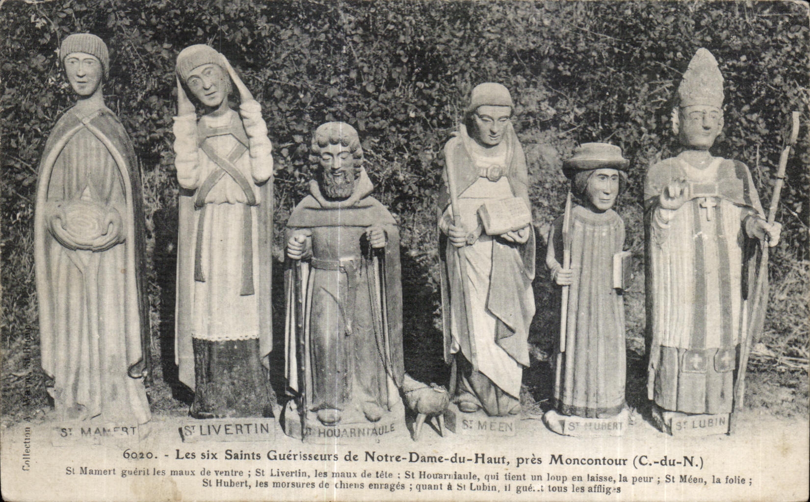 Les six Saints Guérisseurs de Notre-Dame-du-Haut, près Moncontour (C.-du-N.) — Collection F. Storesque — n° 6020