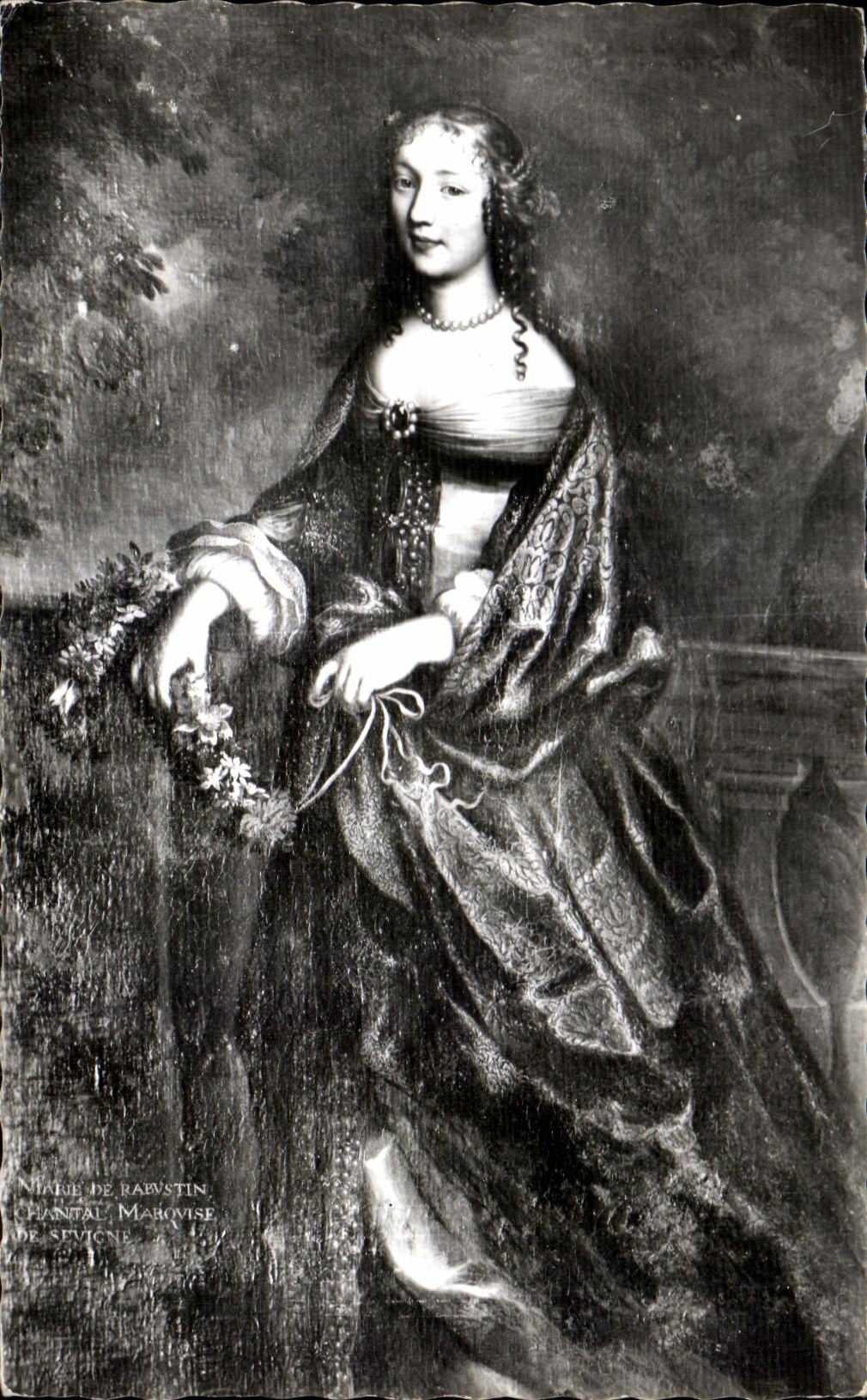 Portrait de la Marquise de Sévigné — attribué à Mignard — Éditions Artalud & Fils, Nantes