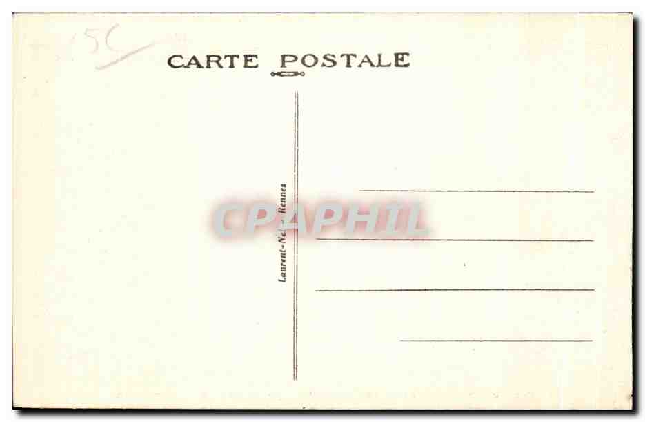 CPA Carnac Saint Cornely et ses Boeufs Saint Cornely est le Protecteur des animauk — Rückseite