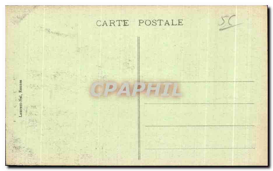CPA Carnac Porche de I Eglise — Rückseite