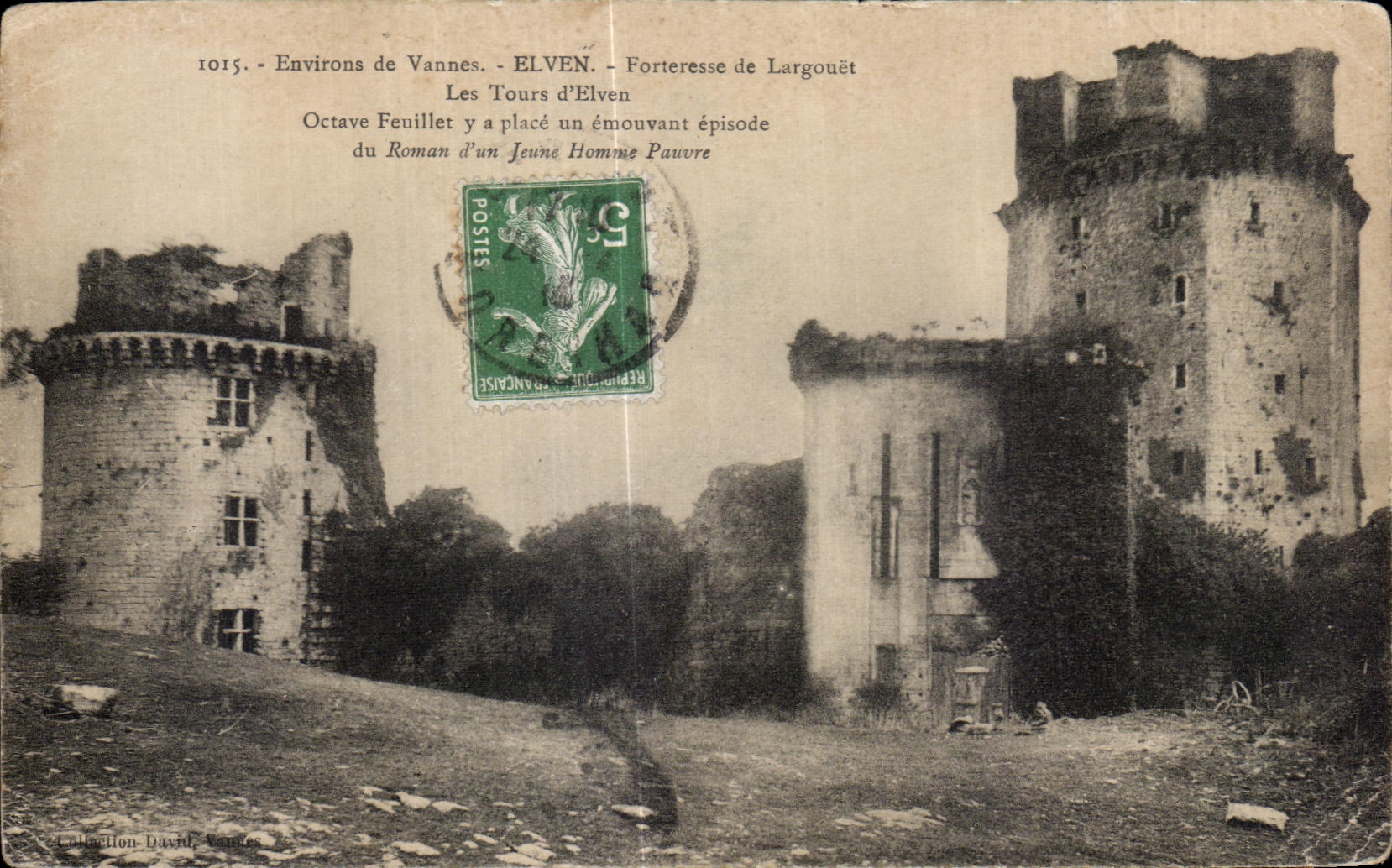Elven - Forteresse de Largouët — Octave Feuillet y a placé un émouvant épisode du Roman d'un Jeune Homme Pauvre