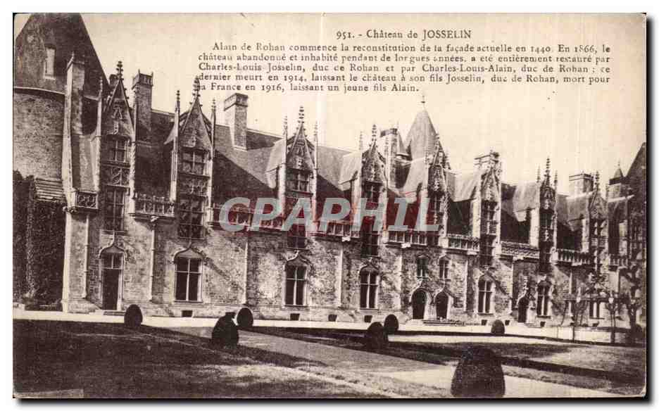 Château de Josselin — Histoire de la façade — Laurent Né Rennes, n°56